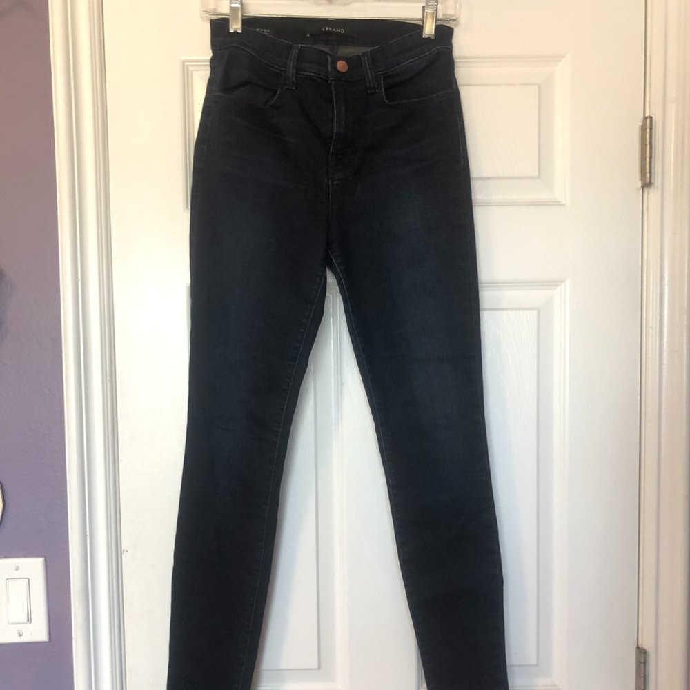 Dark blue jeans